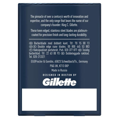 King C Gillette Double Edge Safety Razor Blades 10 Pack