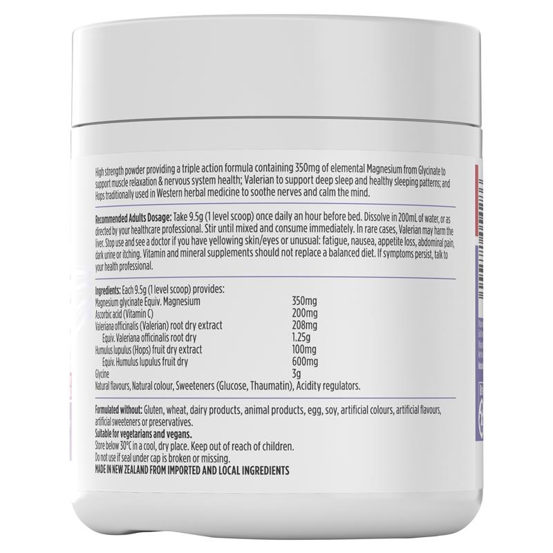 Nutra-Life Deep Sleep + Magnesium Glycinate Powder 285g