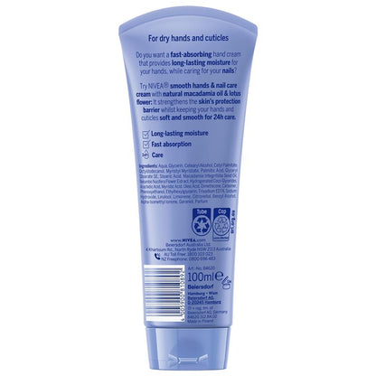 NIVEA Smooth Hands & Nail Care Hand Cream 100ml