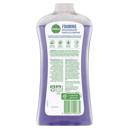 Dettol Antibacterial Foaming Hand Wash Vanilla & Orchid Refill 900ml