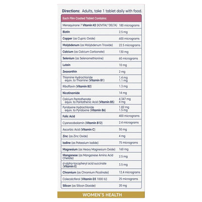 Bioglan Platinum Womens 60 + Multivitamin 60 Tablets