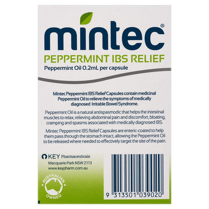 Mintec Peppermint IBS Relief 60 Capsules