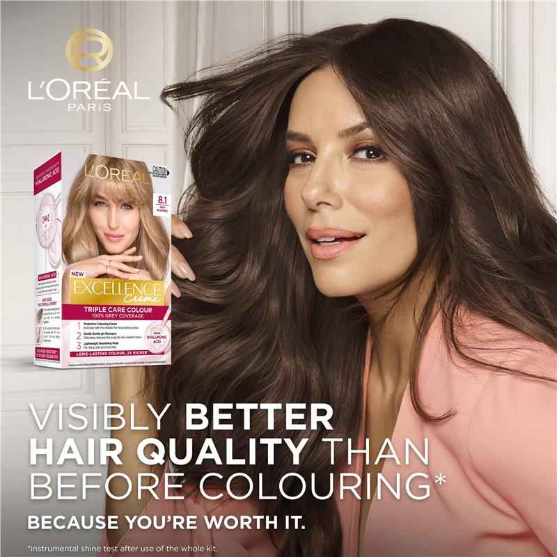 L'Oreal Excellence Creme 8.1 Ash Blonde Hair Colour