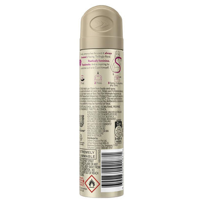 Impulse Women Body Spray Aerosol Deodorant Romantic Spark 75ml