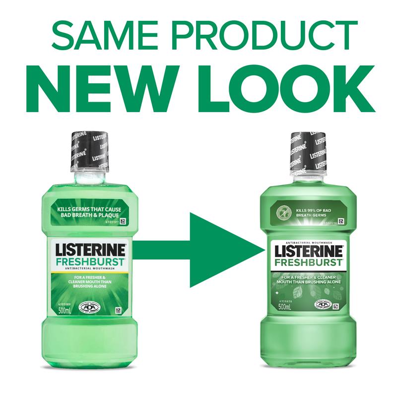 Listerine Freshburst Antibacterial Mouthwash Value Pack 1.5L