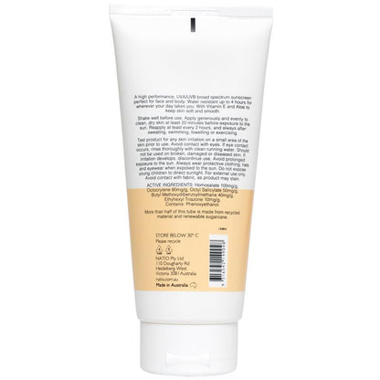 Natio Quick Dry Moisturising Sunscreen SPF 50+ 200ml