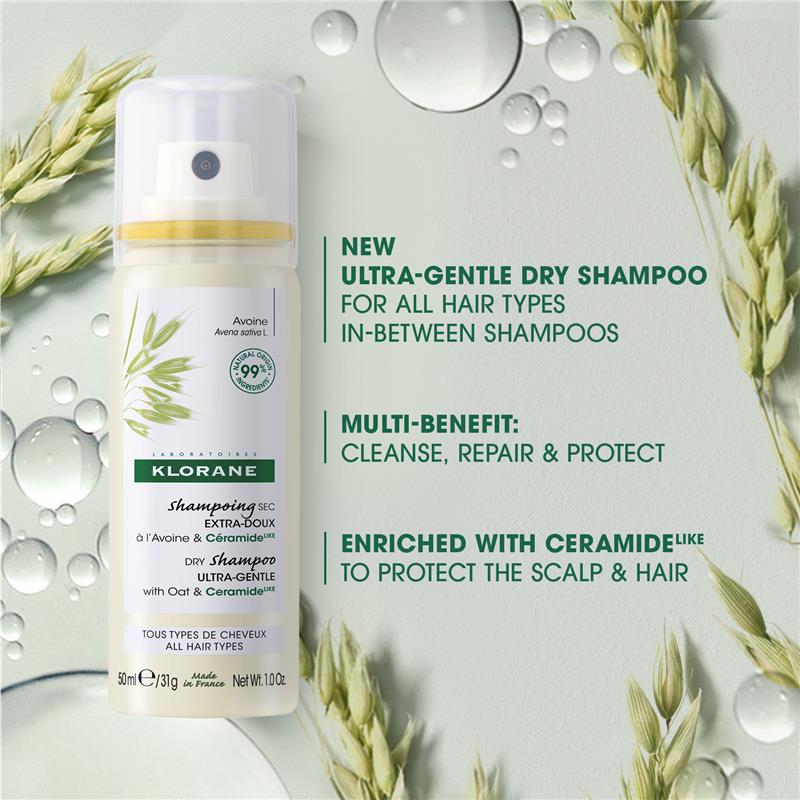 Klorane Dry Shampoo With Oat & Ceramide 50ml - GimmeNow