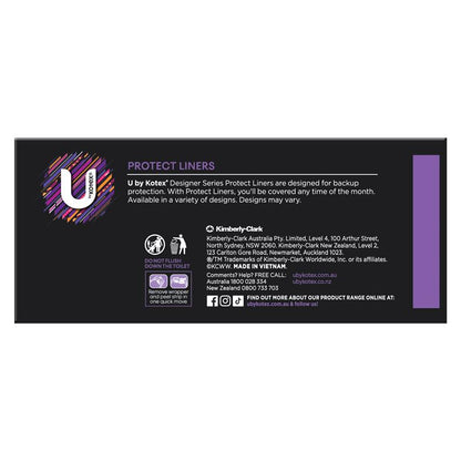 U by Kotex Designer Series Liners Protect 30 Pack