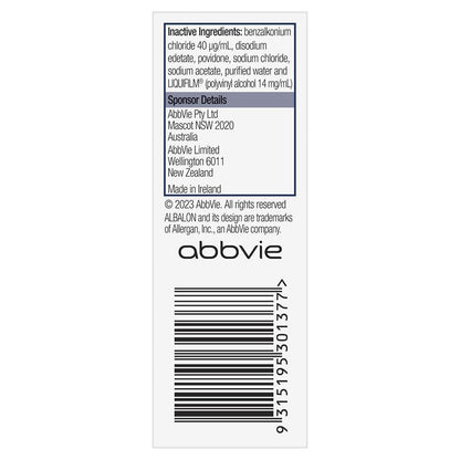 Albalon A Allergy Eye Drops 15mL - GimmeNow