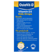 OsteVit-D Vitamin D3 Kids Drops 15ml Liquid - GimmeNow