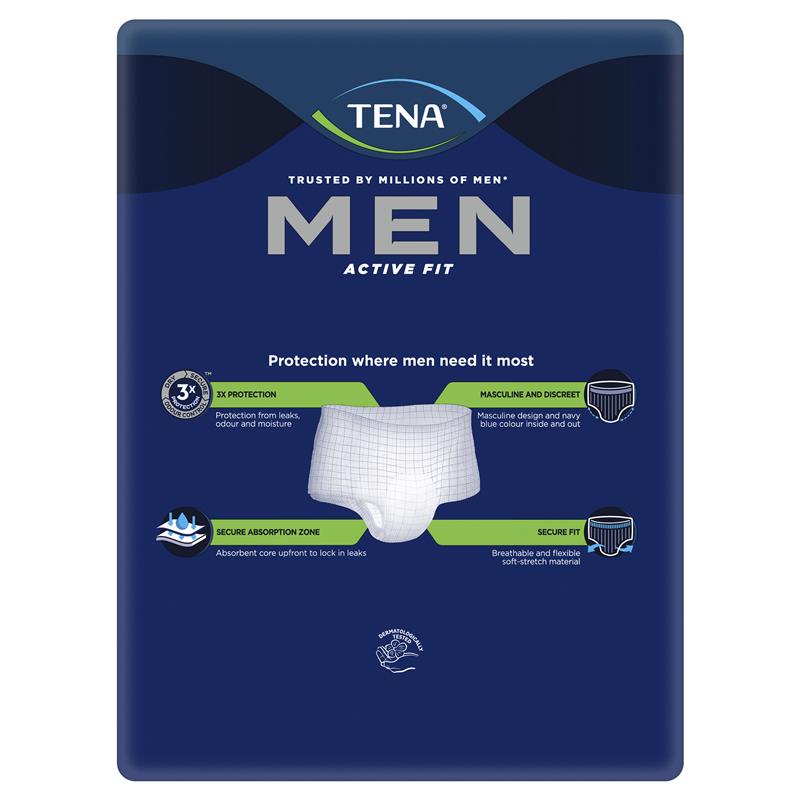 TENA Pant Men Active Fit Plus Large 8 Pack