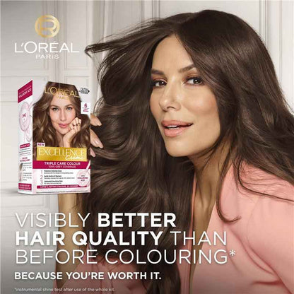 L'Oreal Excellence Creme 6 Light Brown Hair Colour