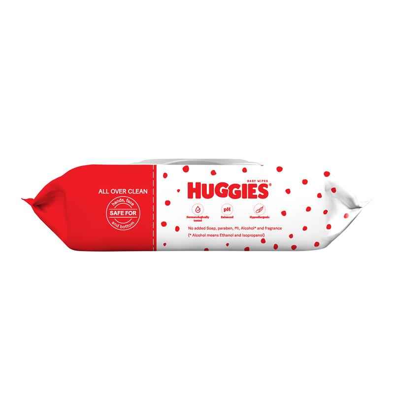 Huggies Essential Clean Baby Wipes 80 Pack