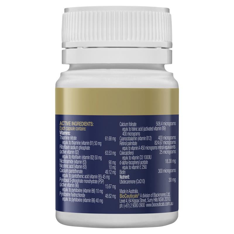 Bioceuticals Mega B Q10 30 Capsules