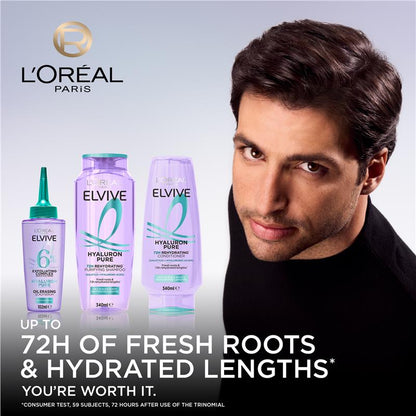 L'Oreal Elvive Hyaluron Pure Shampoo 340ml