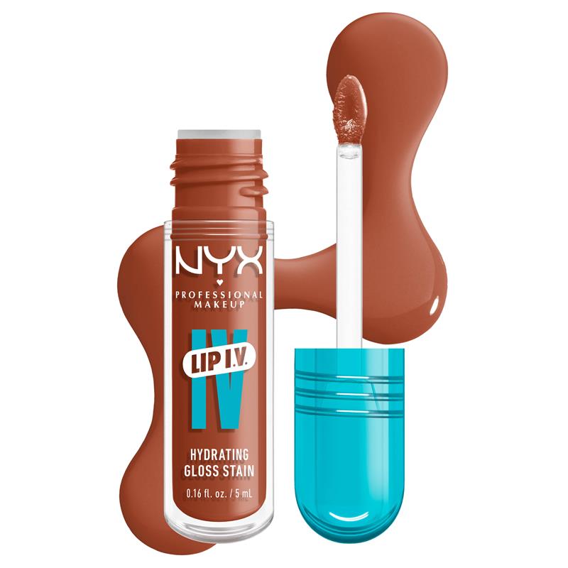 NYX Lip IV Hydrating Gloss Stain Caramel Drip