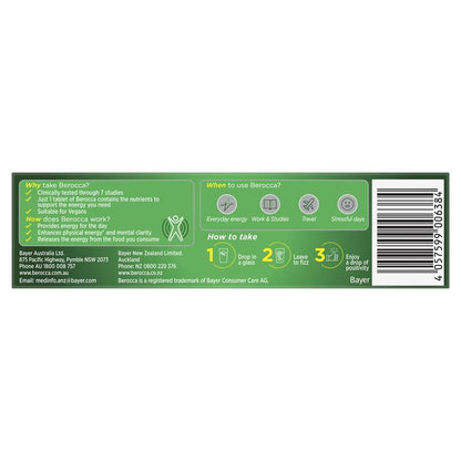 Berocca Energy Original Berry 15 Effervescent Tablets - GimmeNow