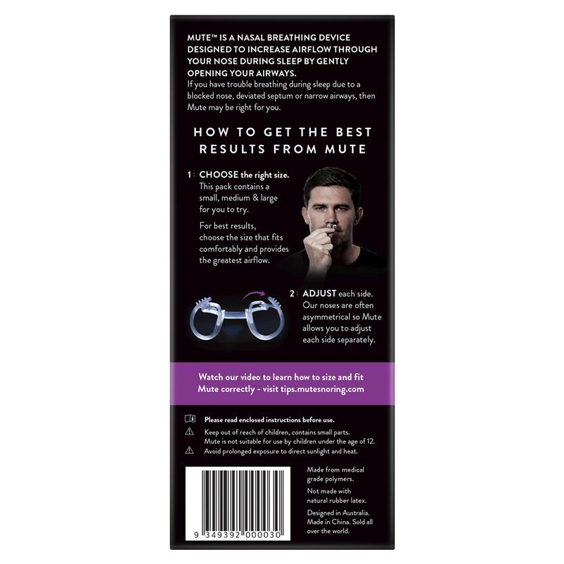 Mute Snoring Relief Trial Pack