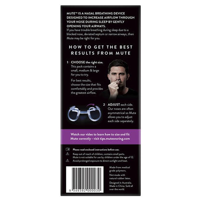 Mute Snoring Relief Trial Pack
