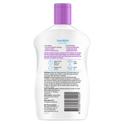 Hamilton Sun SPF 50+ Sensitive Lotion 265ml
