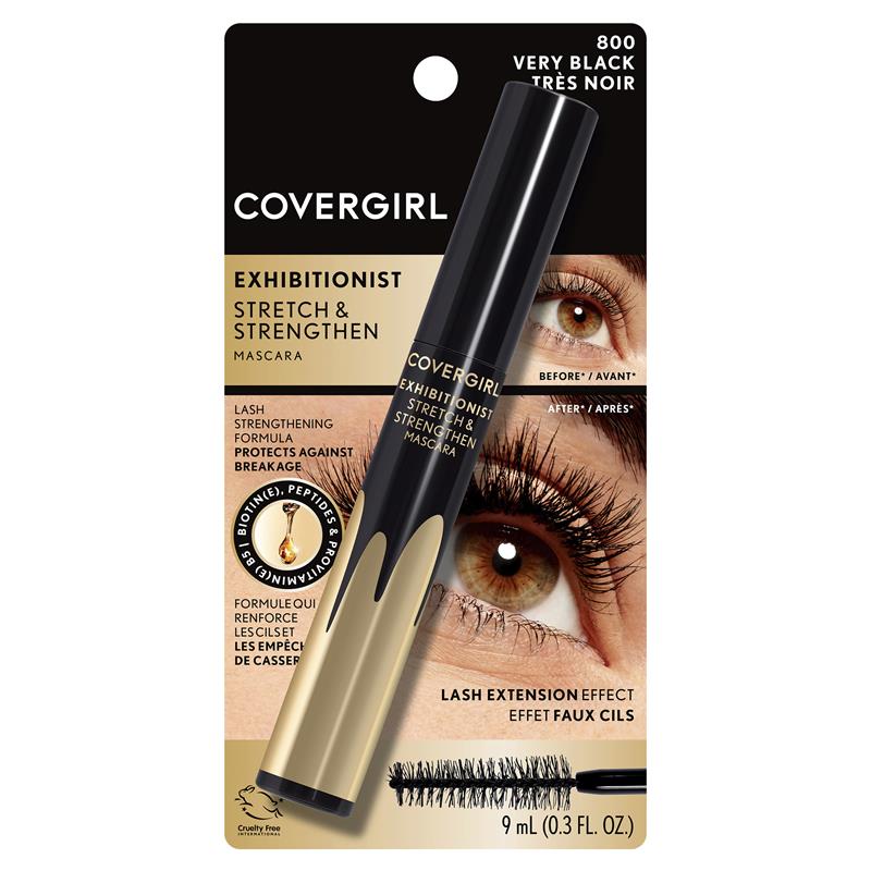 Covergirl Exhibitionist Stretch & Strengthen Mascara 800 Very Black 13.1ml