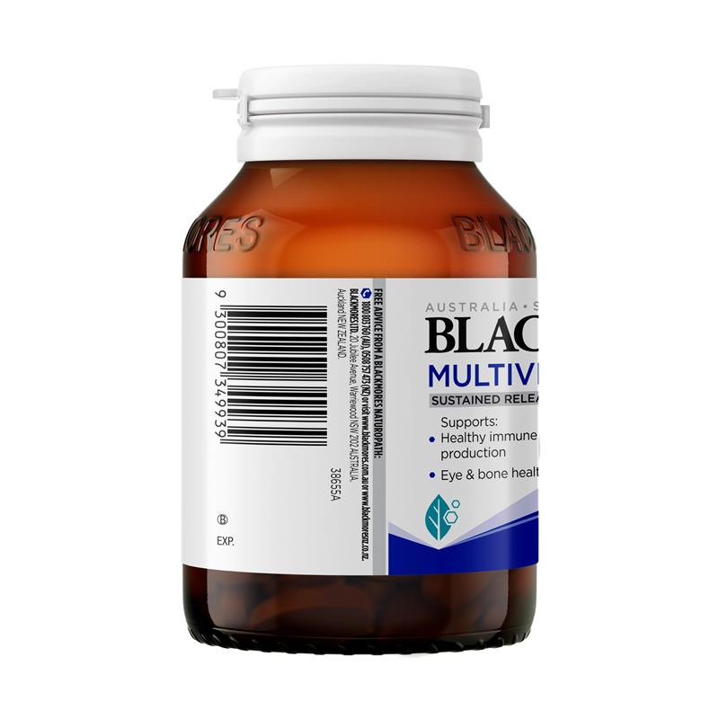Blackmores Multivitamin For 50+ Sustained Release 60 Tablets