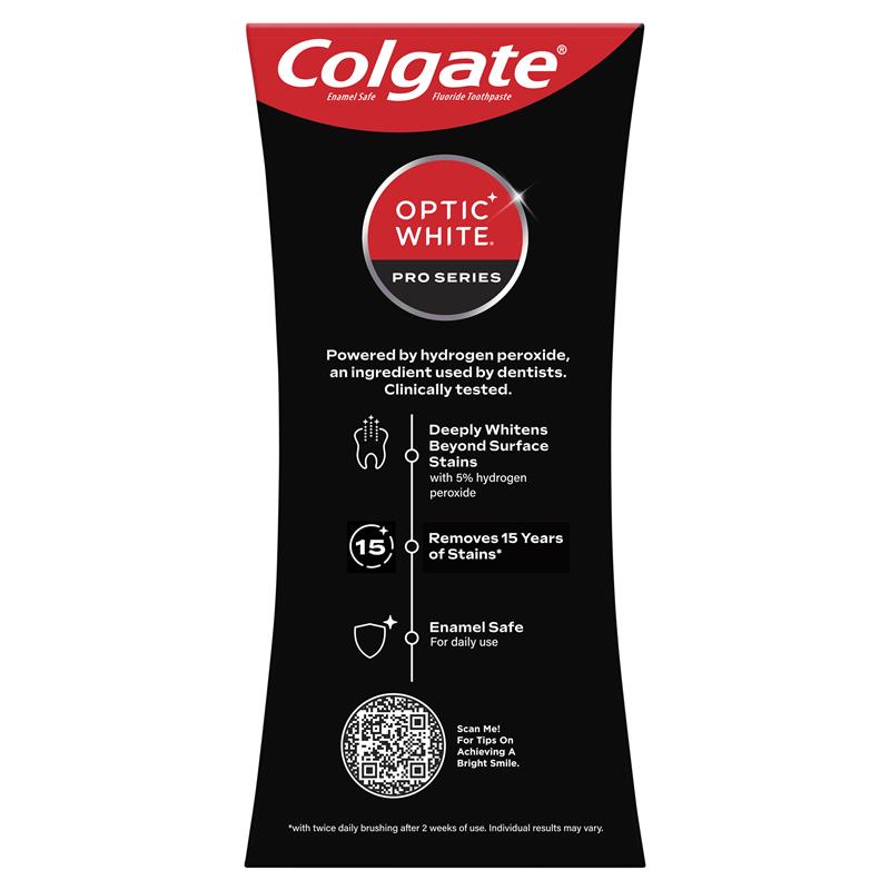 Colgate Toothpaste Optic White Pro Series Vividly Fresh 80g