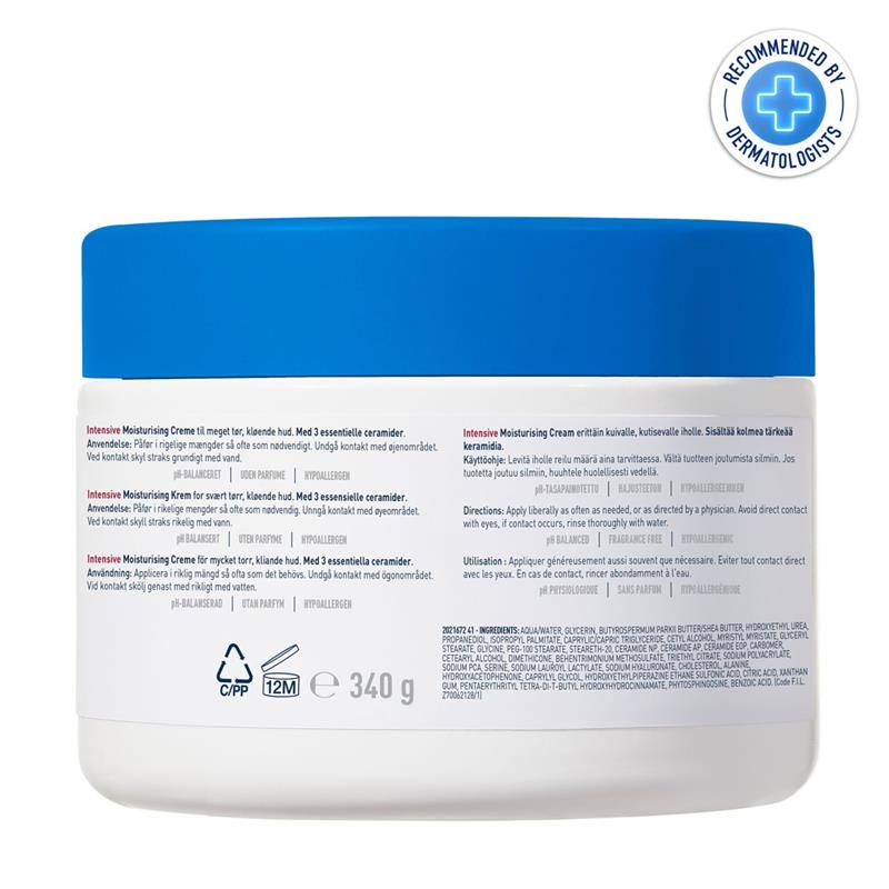 CeraVe Intensive Moisturising Cream 340g
