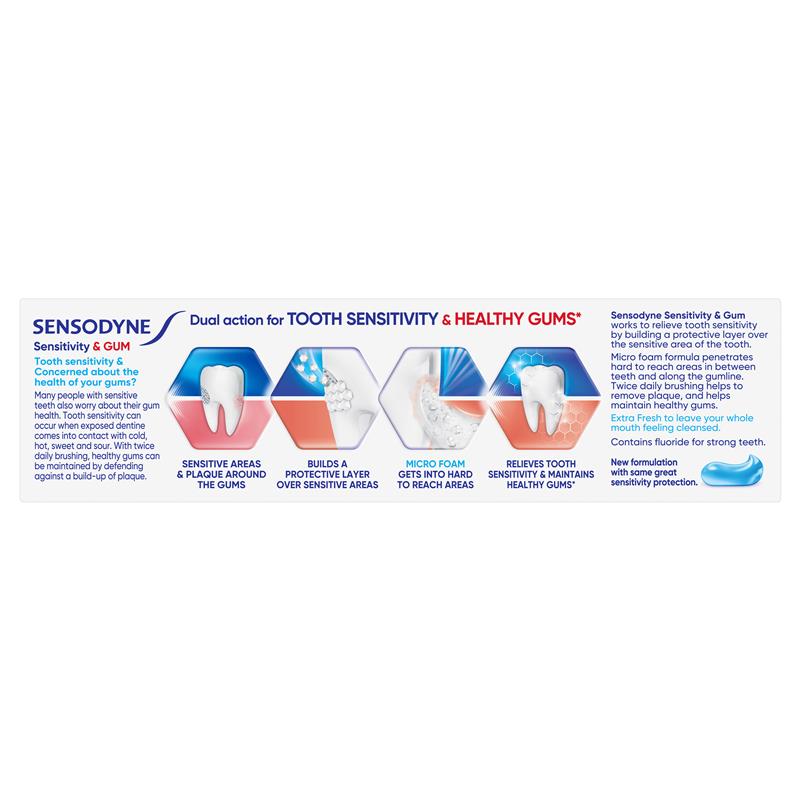 Sensodyne Toothpaste Sensitivity & Gum Extra Fresh 100g NEW