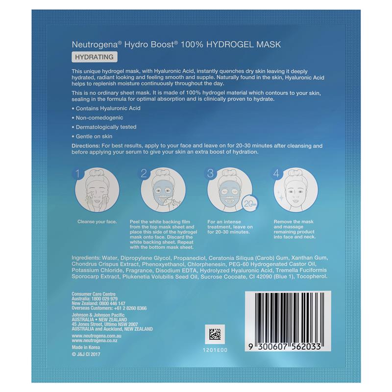 Neutrogena Hydro Boost Hydrating Hydrogel Mask 30g
