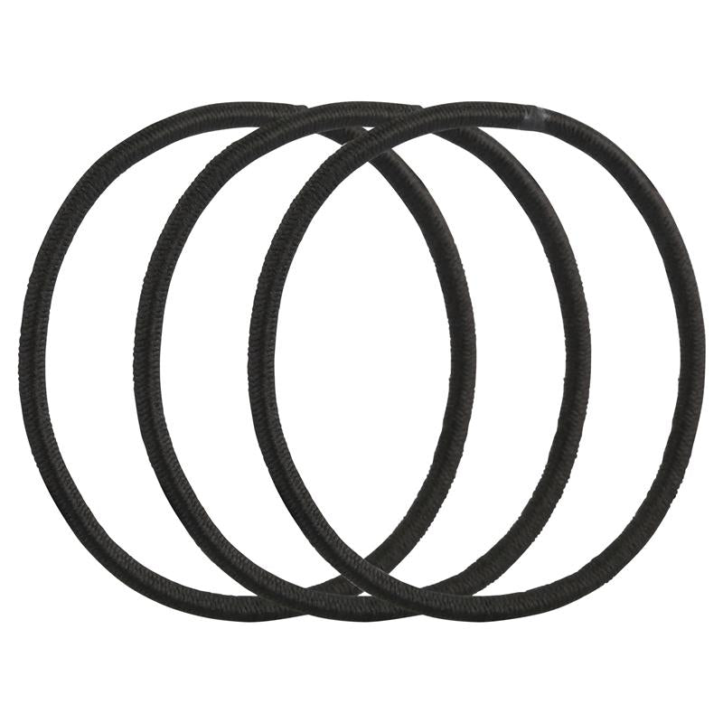 Lady Jayne Snagless Black Hair Elastics 18 Pack