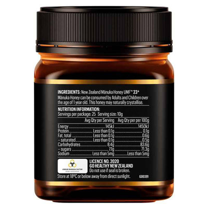 GO Healthy Manuka Honey UMF 23+ 250g (Not For Sale In WA)