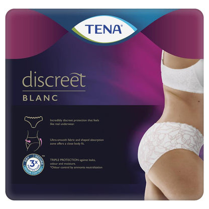 TENA Pants Discreet White Size M 12 Pack