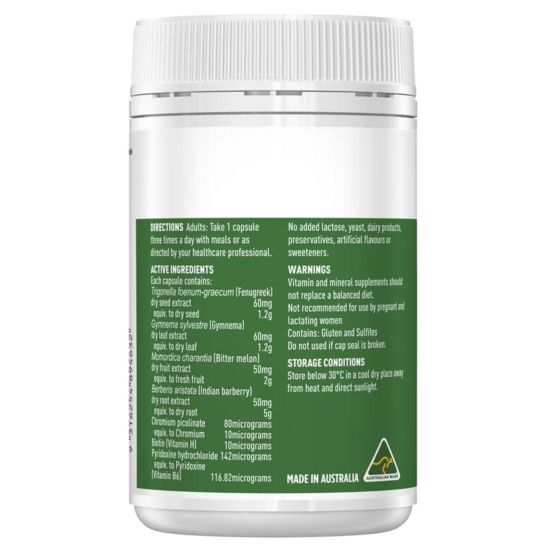 Healthy Care Blood Sugar Control with Berberine 100 Capsules