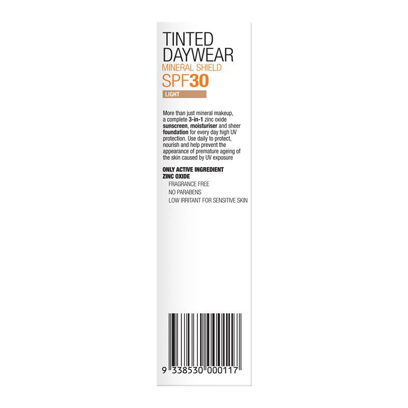 Invisible Zinc Tinted Daywear Light SPF 30+ 50g