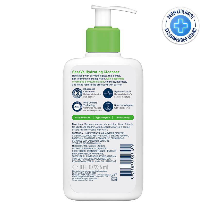 CeraVe Hydrating Cleanser 236ml