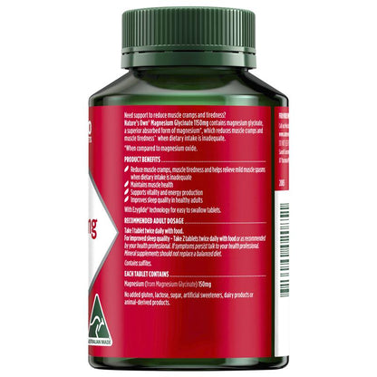Nature's Own Magnesium Glycinate 120 Tablets