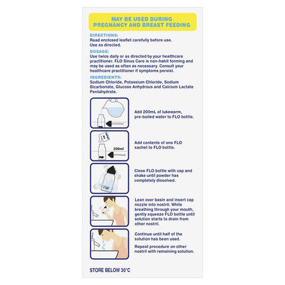 FLO Sinus Care Starter Kit 12 Sachets