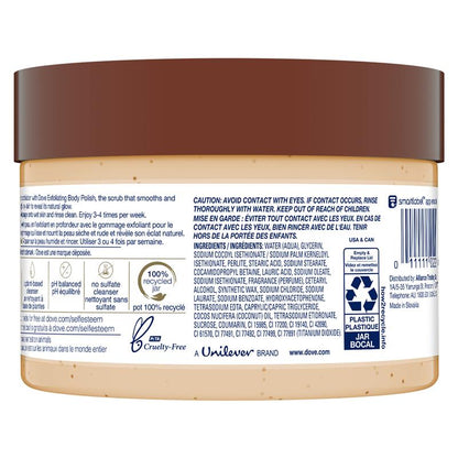 Dove Exfoliating Body Polish Brown Sugar & Coconut Butter 298g