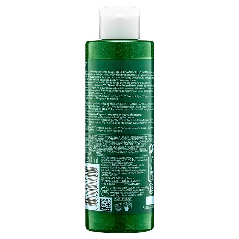 Dercos Anti-Dandruff K Deep Purifying Shampoo 250ml