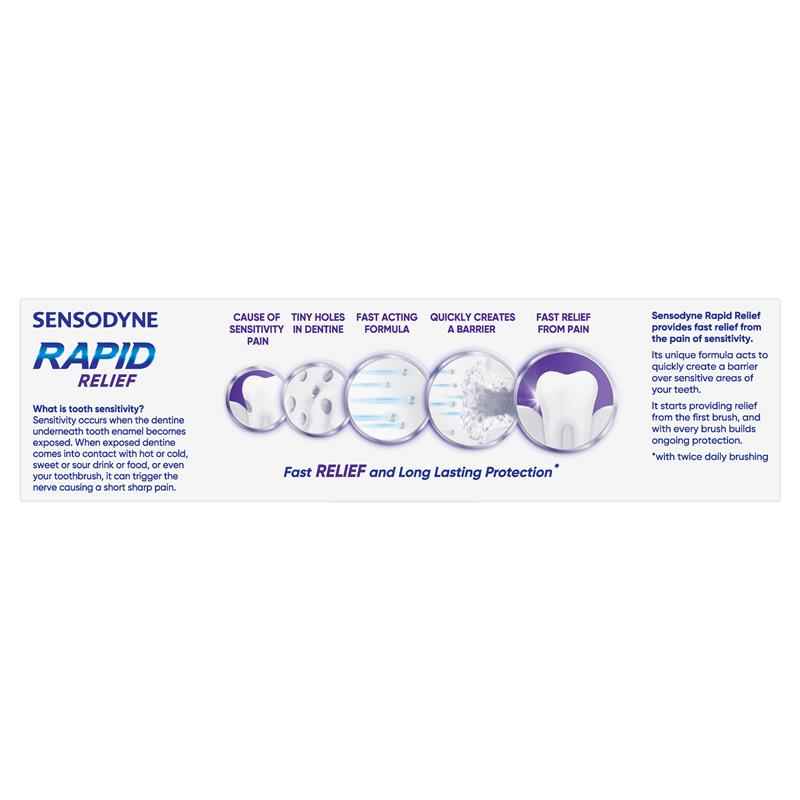 Sensodyne Sensitive Teeth Pain Rapid Relief Toothpaste 100g