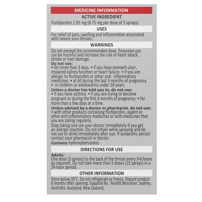 Strepfen Anti-Inflammatory Throat Spray Cherry & Mint Flavour 15ml