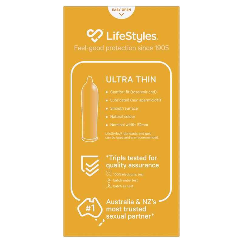 LifeStyles Condoms Ultra Thin 10 Pack