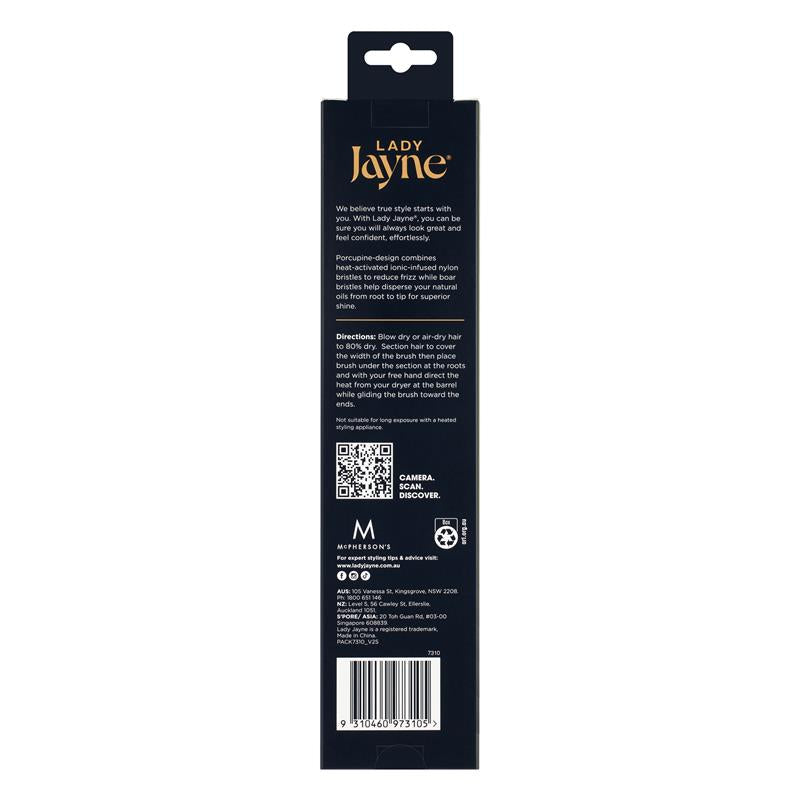 Lady Jayne 7310 Pro Porcupine Radial Brush Small