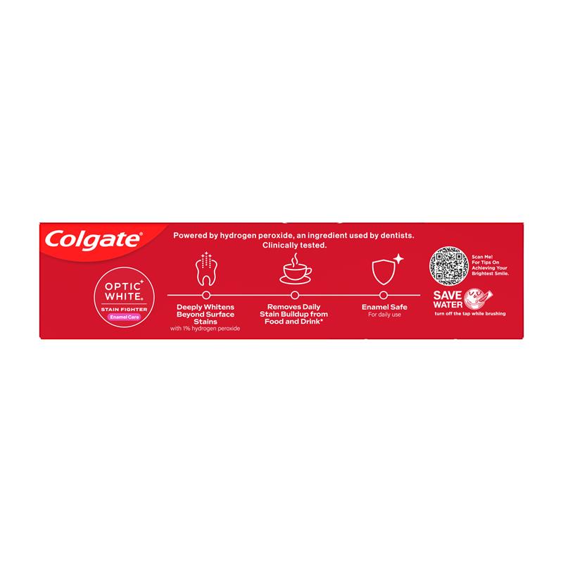 Colgate Toothpaste Optic White Stain Fighter Enamel Care 100g