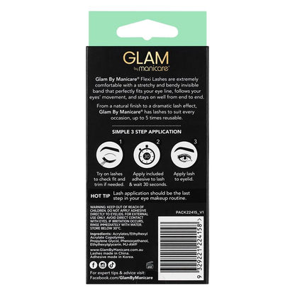 Glam By Manicare Jesse Flexi Lashes Length