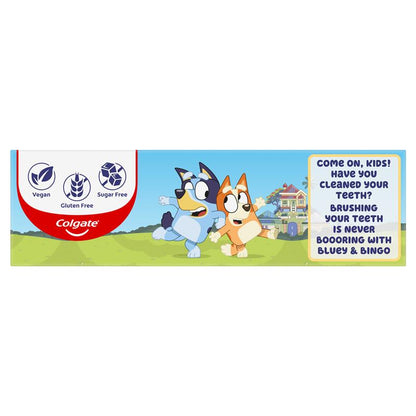 Colgate Toothpaste Kids Bluey 2-5 Years Mild Mint Gel 90g