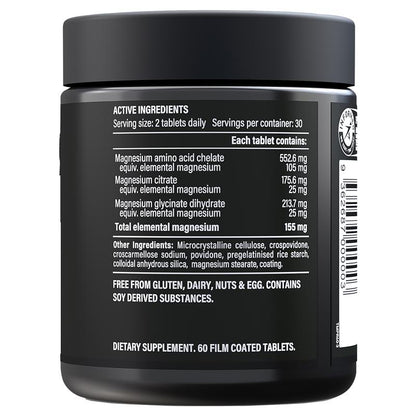 PILLAR Performance Triple Magnesium 60 Tablets