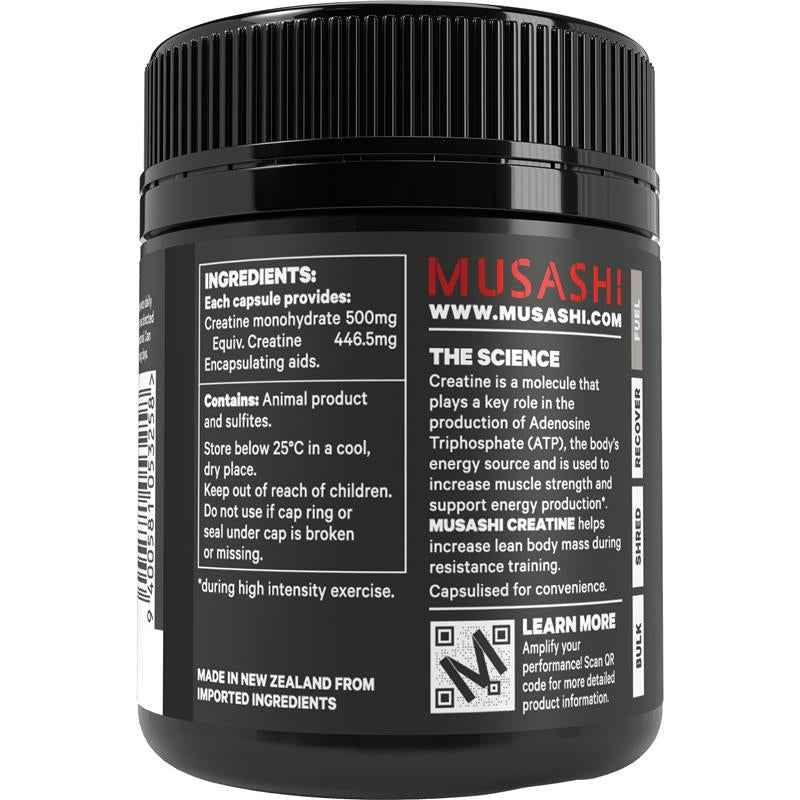 Musashi Creatine 120 Capsules