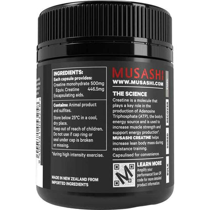 Musashi Creatine 120 Capsules